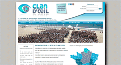 Desktop Screenshot of clandoeil.fr