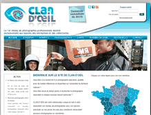 Tablet Screenshot of clandoeil.fr